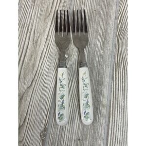 Corelle Flatware Salad Fork Calloway GREEN IVY Stainless Replacement Piece